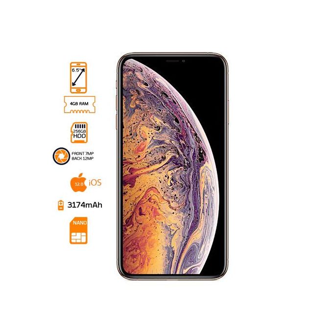 Apple iPhone XS Max - 256GB HDD - 4GB RAM - Silver